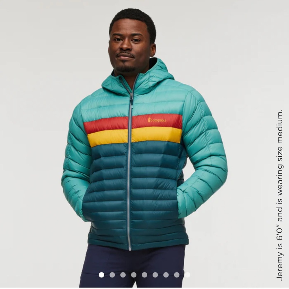 NWT: Cotopaxi Men’s Fuego Hooded Down Jacket